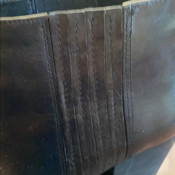 Nine West 9 black leather boots - Picture 3 of 5